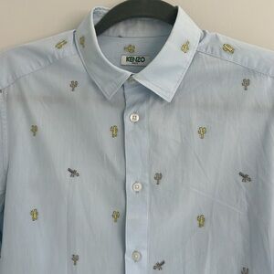 Kenzo slim fit button down shirt.
